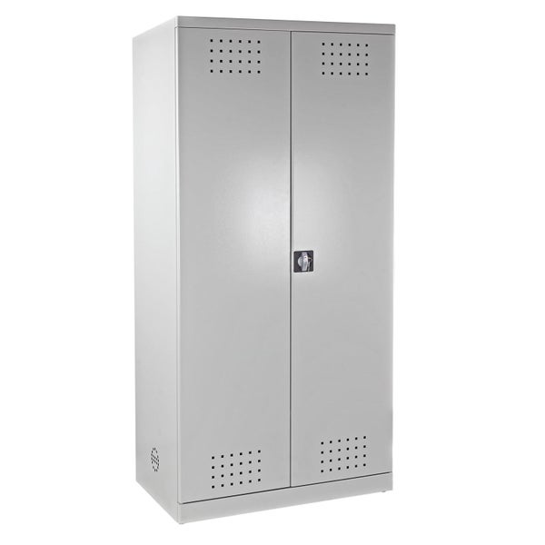 PROREGAL Gefahrstoffschrank HxBxT 192 x 92 x 58 cm Lichtgrau