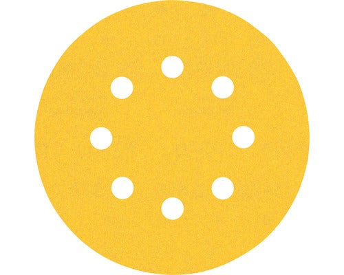 Rundes Schleifpapier mit acht Löchern