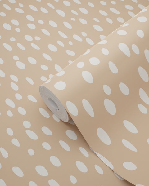 Tapetenrolle mit unregelmäßigem Punktmuster