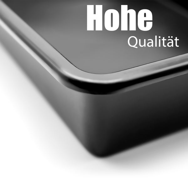 BigDean Wanne aus Kunststoff 60x40x12 cm multifunktional einsetzbar – ideal als Kotwanne, Pflanzwanne oder Mörtelwanne geeignet