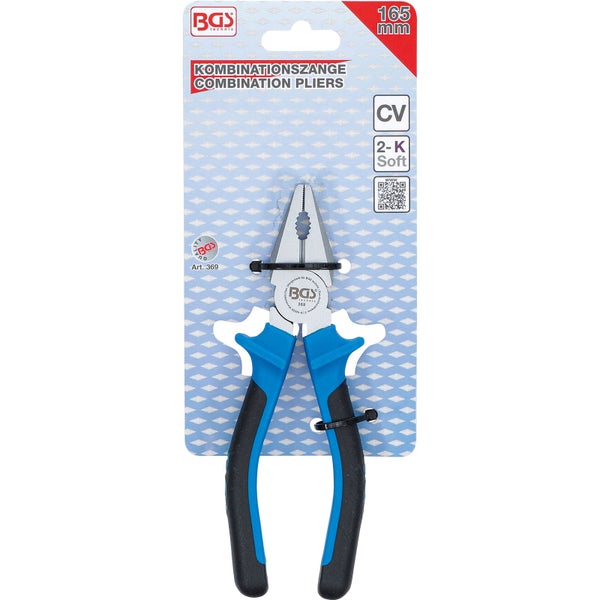 BGS Kombinationszange, 165 Millimeter, auf Verpackung