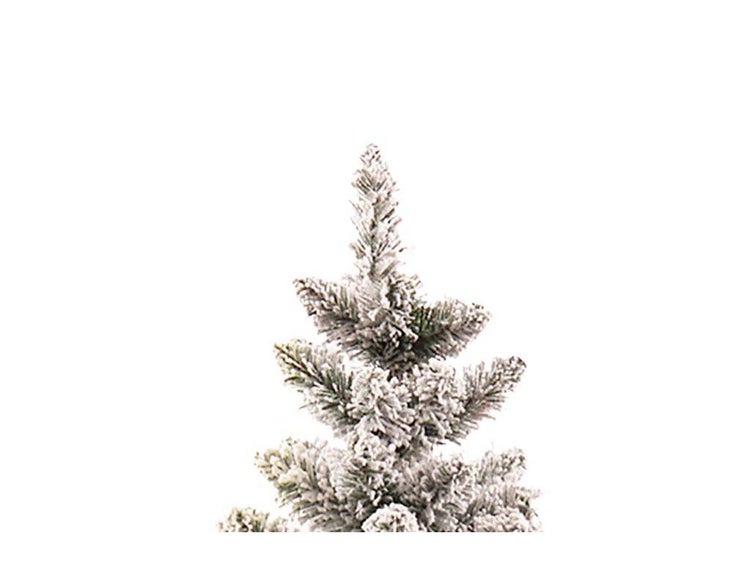 Künstlicher Weihnachtsbaum mit künstlicher Schneeoptik an den Nadeln