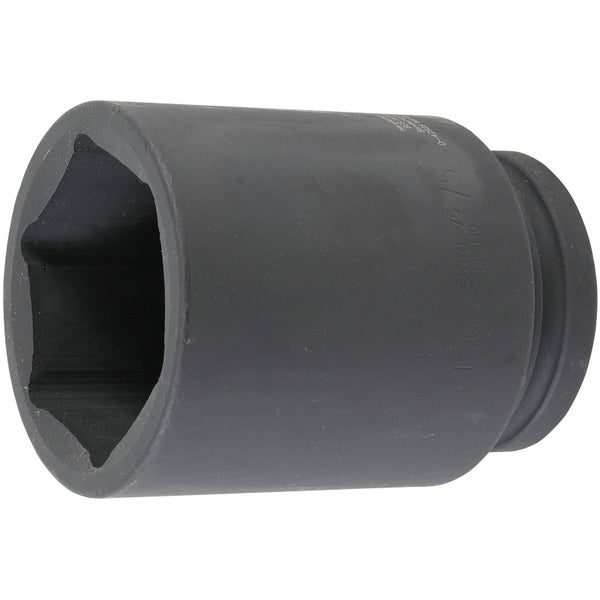 BGS Kraft-Steckschlüssel-Einsatz Sechskant tief Antrieb Innenvierkant 25 mm (1) SW 75 mm - 5500-75