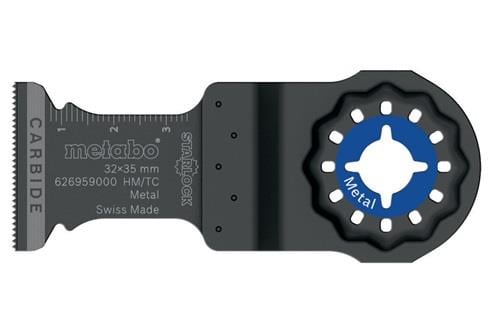 Metabo Logo oszillierendes Sägeblatt 32x35 mm HM/TC für Metall