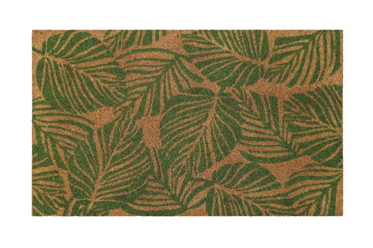 Fußmatte aus Kokosfaser Natur Grün Jungle Mat WECONhome 40x60 cm