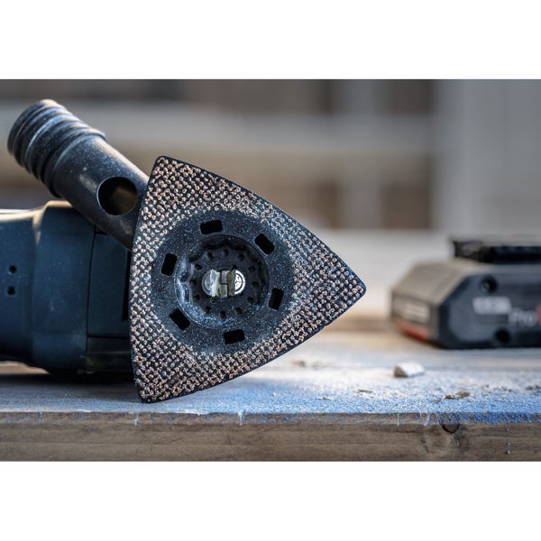 Bosch Expert Sanding Plate MAVZ 116 RT4 Starlock Max Schleifplatte für Multifunktionswerkzeuge 116 mm - 2608900053