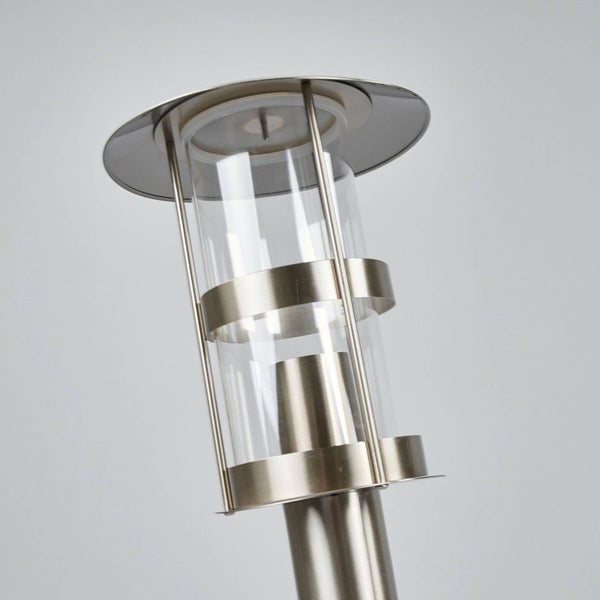 Lindby Noemi (spritzwassergeschützt (Modern) in Alu aus Edelstahl (1 flammig, E27)