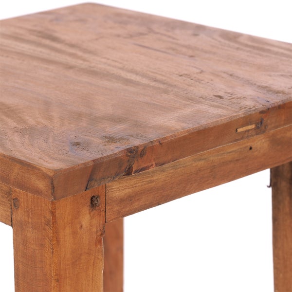 Hocker MADERO<br /> Recyclingholz 08 honigfarben gewachst