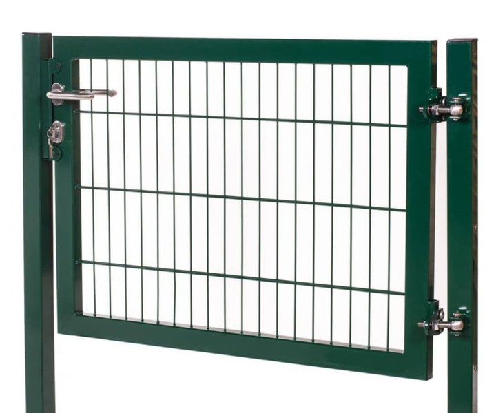 Gartentür mit Maschendrahtfüllung und Schloss