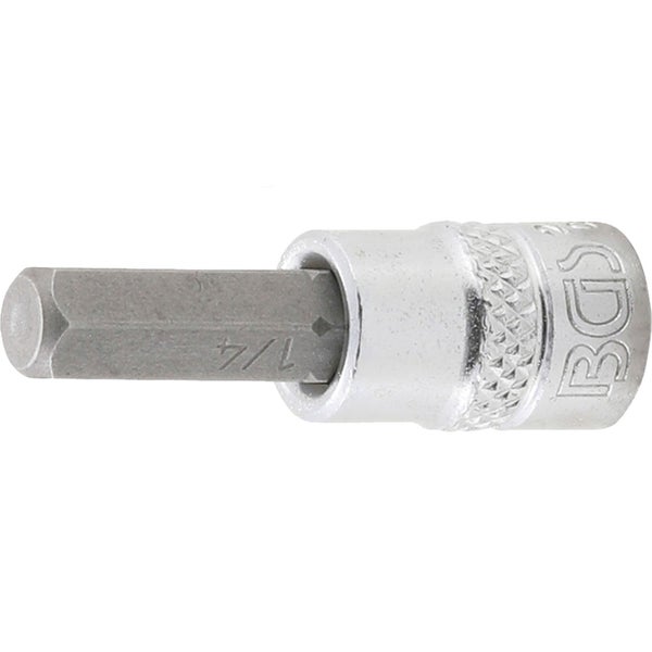 BGS Bit-Einsatz Antrieb Innenvierkant 6,3 mm (1/4) Innensechskant 1/4 - 2745