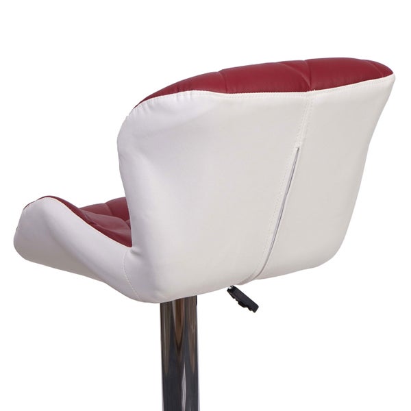 Barhocker mit Kunstlederbezug und verstellbarer Höhe