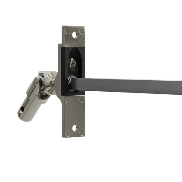 Fensterstangenschloss mit Befestigungsplatte