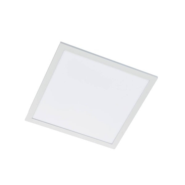 Quadratisches LED-Panel, flache Deckenleuchte für Innenräume.