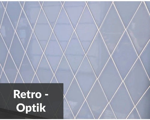 Rautenfliesen im Retro Look