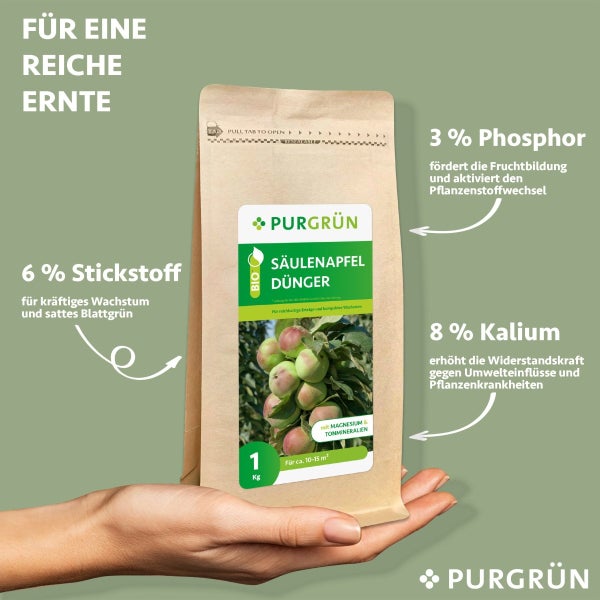Purgrün Bio-Säulenapfel-Dünger 1 kg