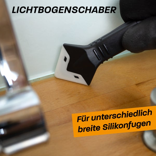 Hinrichs 10-tlg Silikonentferner Werkzeug - mit Fugenkratzer