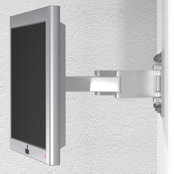 Schwarze Montageplatte mit grünen Befestigungsclips