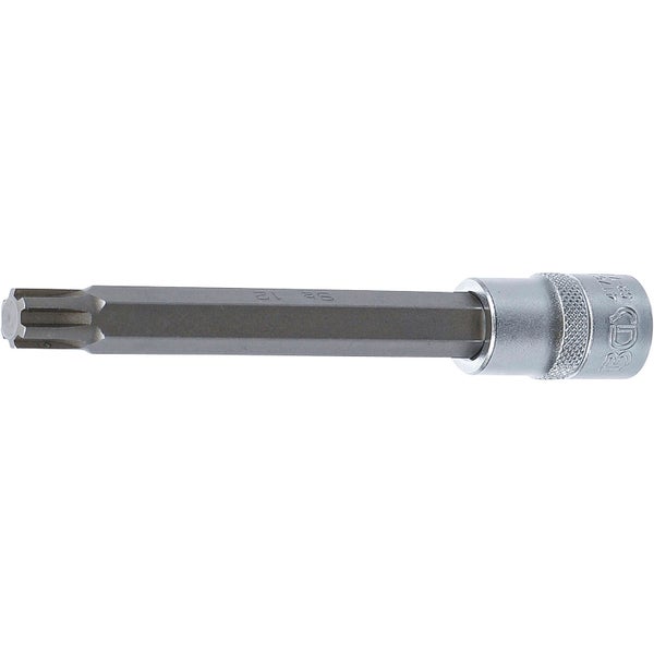 BGS Bit-Einsatz Länge 140 mm Antrieb Innenvierkant 12,5 mm (1/2) Keil-Profil (für RIBE) M12 - 4176