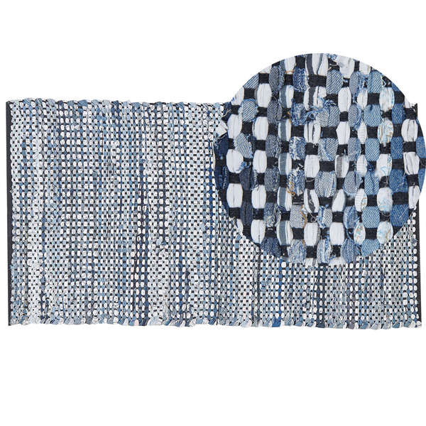 Teppich ALANYA Bunt 80 x 150 cm Baumwolle