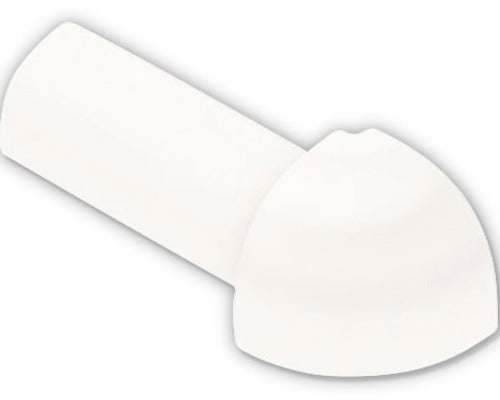 Außenecke Schlüter Rondec PVC 10mm, weiss