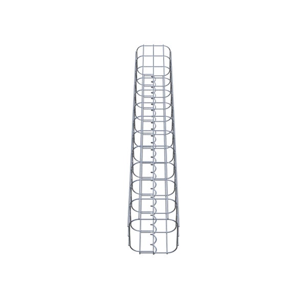 Gabionensäule 17 x 17 cm, MW 5 x 10 cm eckig - Höhe: 1,20 m