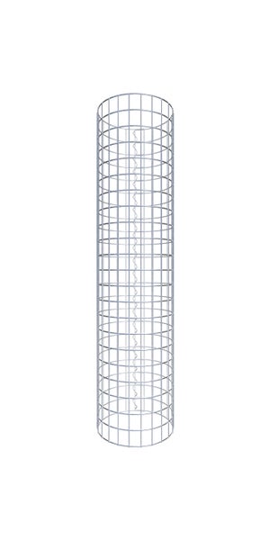 Gabionensäule Durchmesser 37 cm MW 5 x 5 cm rund - Höhe: 110 cm