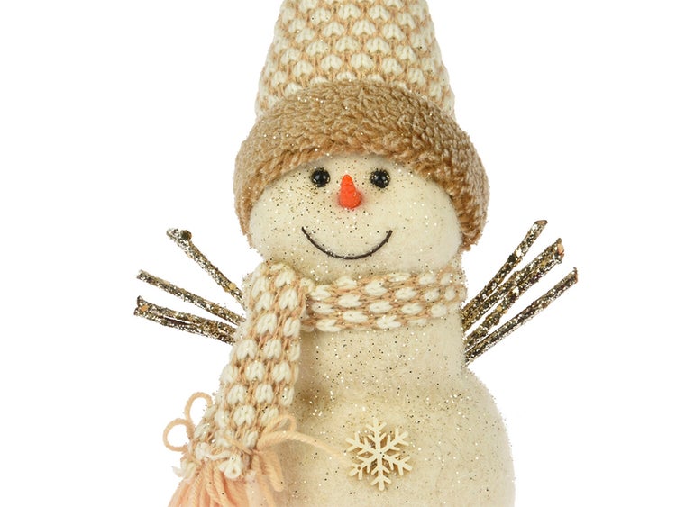 LAALU Schneemann creme 14 x 32 cm