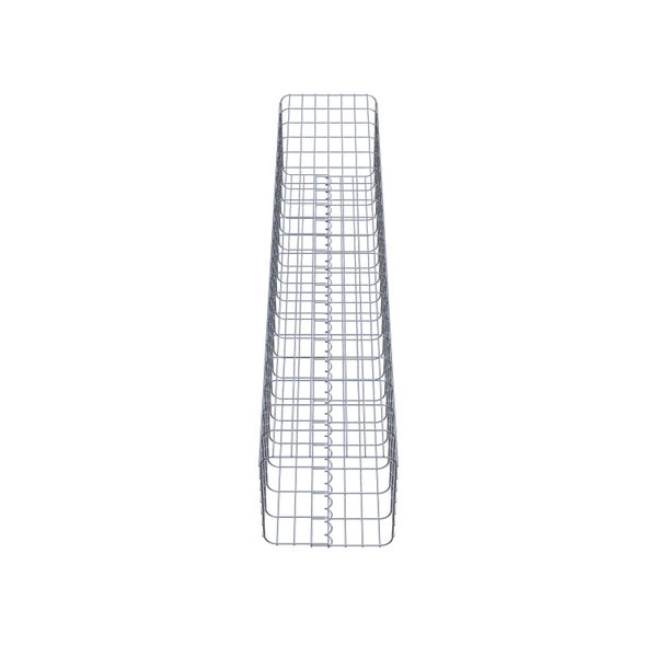 Gabionensäule 37 x 37 cm, MW 5 x 10 cm eckig - Höhe: 1,90 m