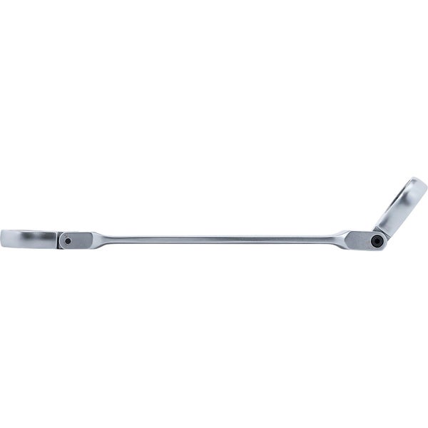 BGS Doppel-Ratschen-Ringschlüssel abwinkelbar mit E-Profil Ringköpfen SW E10 x E12 - 71028-10X12