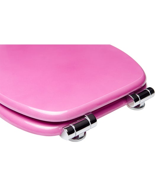 WC-Sitz mit Absenkautomatik Glitzer Pink