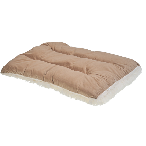 Tierbett ERGANI Samtstoff Beige