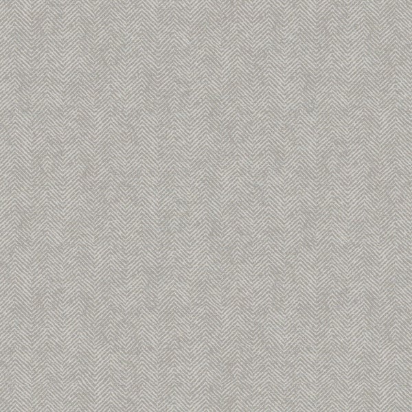 Textiltapete mit Fischgrätmuster