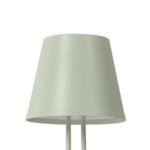 Lindby LED Janea ( Touchdimmer) dimmbar (spritzwassergeschützt (Modern) in Grün aus Metall (1 flammig, ) Touch Lampe