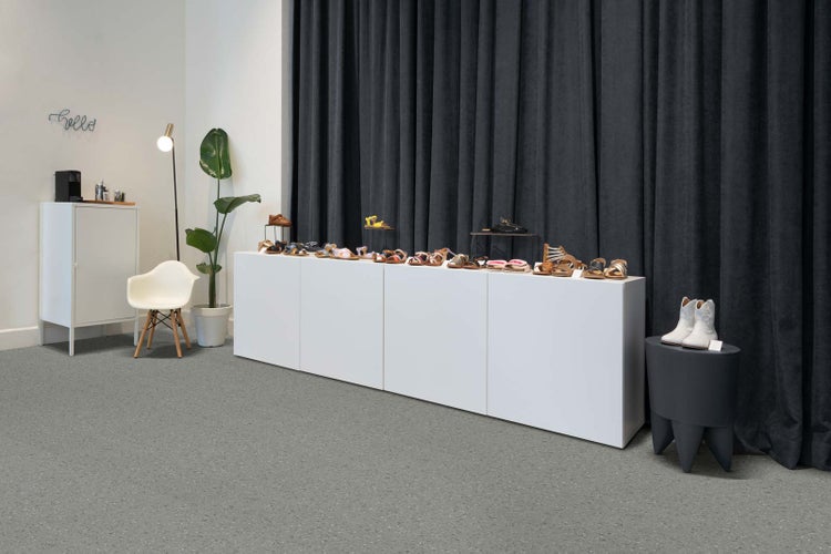 PVC Bodenbelag Meterware Terrazzo Optik Vinylboden Meterware Steinoptik 300 cm breit (Meterware)