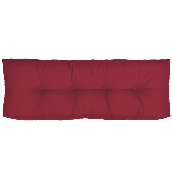 Beautissu ECO Elements Palettenkissen Rücken 120x40x10cm Rot
