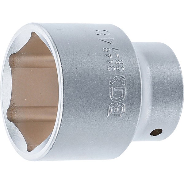 BGS Steckschlüssel-Einsatz Sechskant Antrieb Innenvierkant 20 mm (3/4) SW 48 mm - 3448