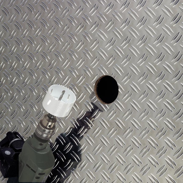 kwb Aufnahmeschaft für Bi-Metall Lochsägen mit 5/8''-18 UNF Gewinde 598900 (für Lochsägen Ø 32 - 152 mm, Sechskantschaft mit HSS Zentrierbohrer
