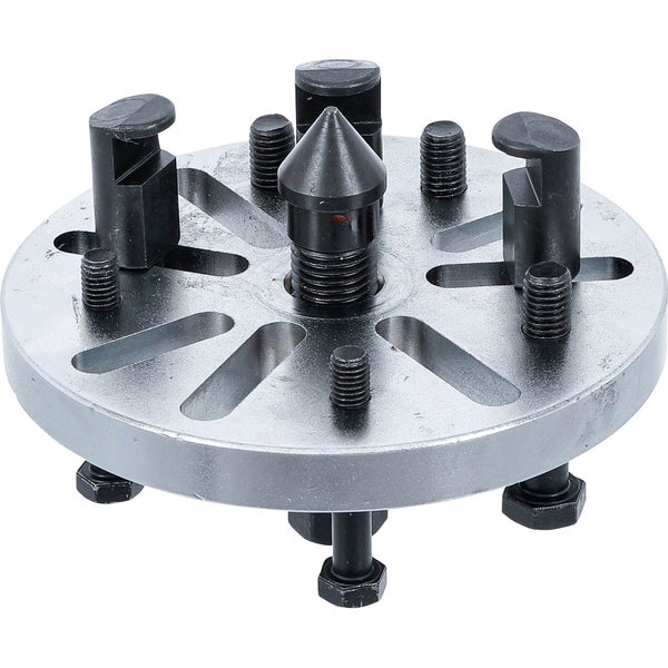 Universalhalter für Werkzeug mit Bolzen und Einstellschrauben