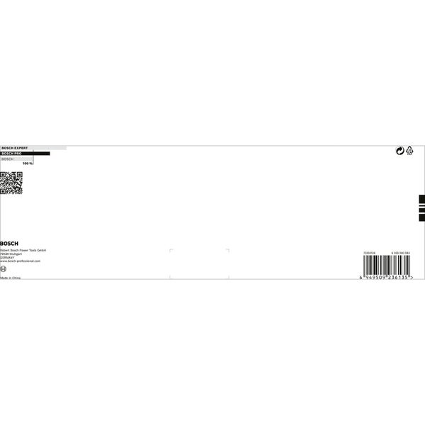 Bosch Expert, Bosch Pro, Bosch Logo und Barcode
