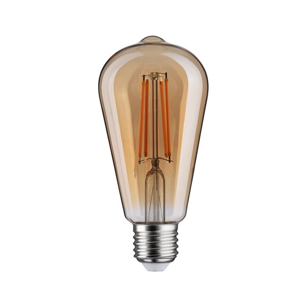 1879 Filament 230V 3-Step-Dim LED Kolben Rustika E27 3 Step Dim 470lm 6W 1800K dimmbar Gold