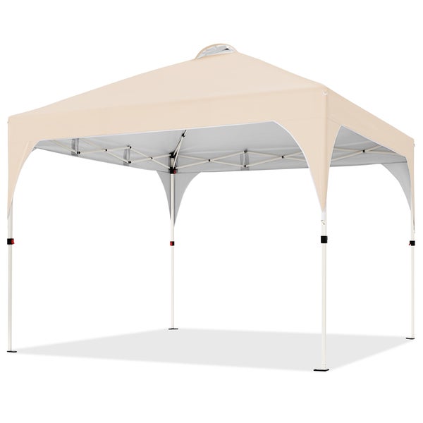 Faltpavillon mit Stahlrahmen und Stoffdach