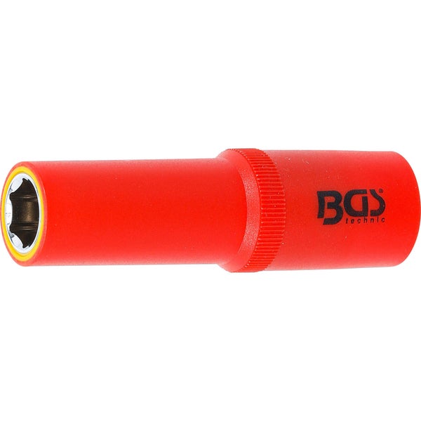 BGS VDE-Steckschlüssel-Einsatz Sechskant Antrieb Innenvierkant 12,5 mm (1/2) SW 13 mm - 72063