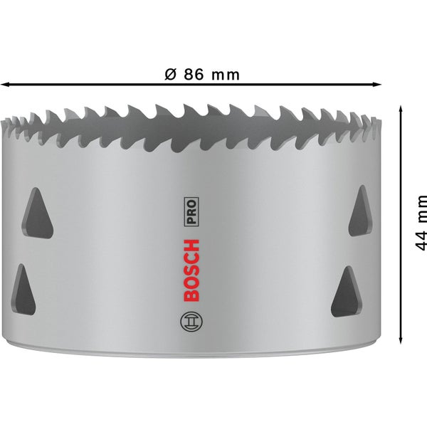 Bosch PRO Multi Material Hole Saw 86 mm Threaded - 2608901529