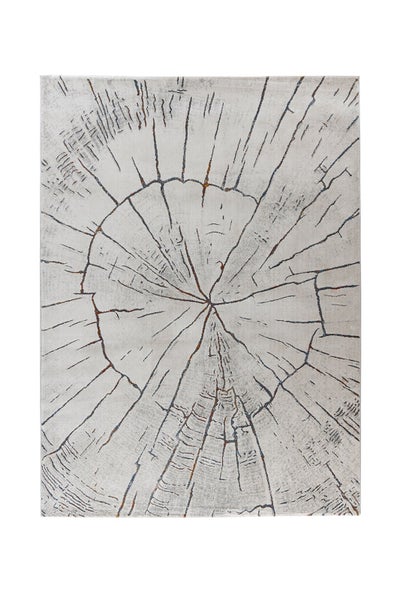 Kurzflor Teppich Tranquiluxe Grau / Multi 10 mm Modern 80 x 150 cm