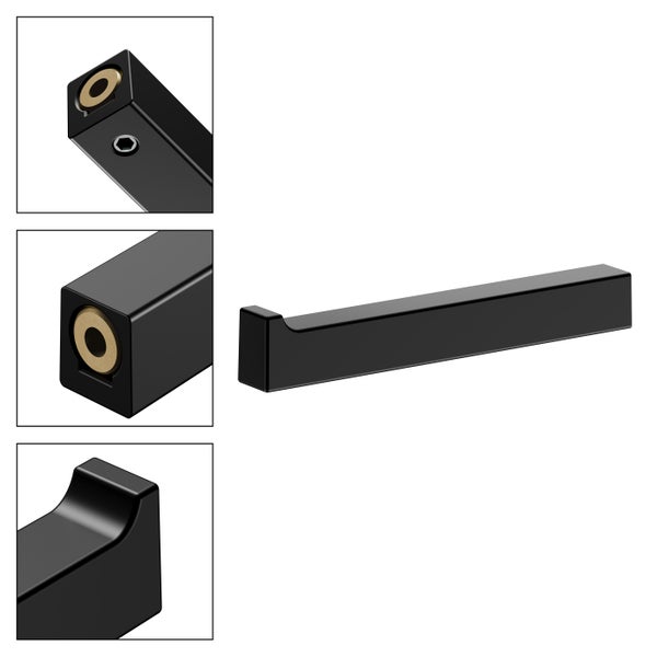 KEUCO Edition 11 Black Selection Ersatz-Rollenhalter, schwarz-matt