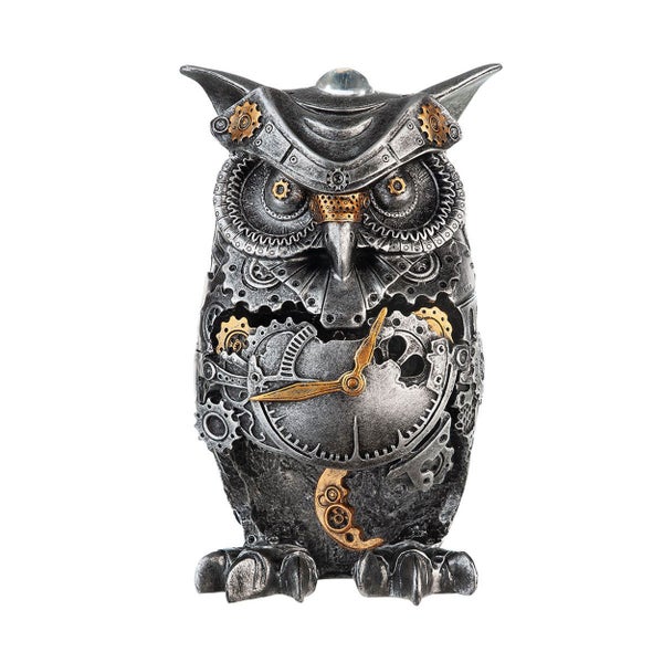 Casablanca by Gilde Steampunk Owl, H 21 cm