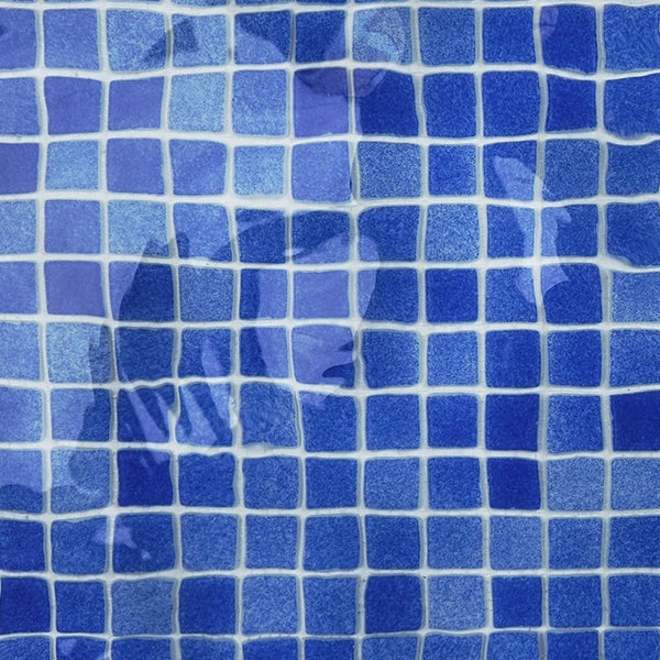 Poolfolie mit Fliesenmuster in Mosaikoptik für Schwimmbecken