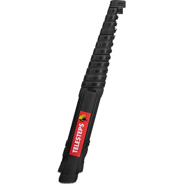 Zusammengeklappte Teleskopleiter