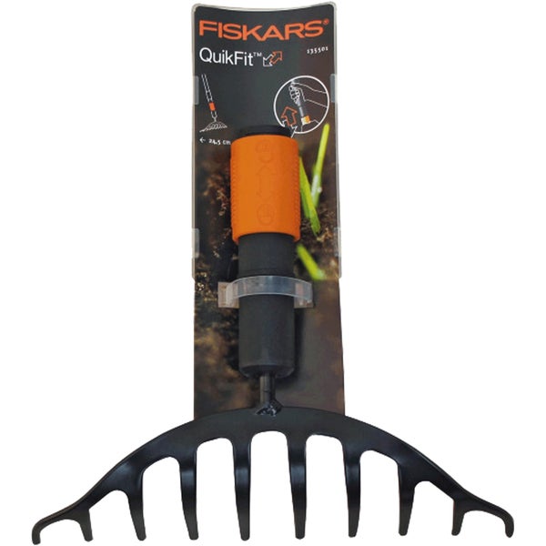 Fiskars QuikFit Fächerbesen zum Laubrechen