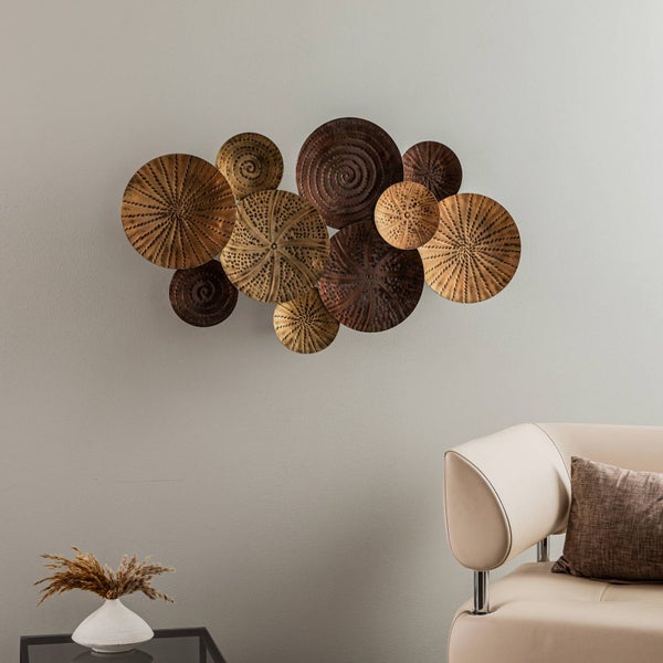 Lindby Wandleuchte, Wandlampe Innen Soraya in Gold / Messing aus Metall (2 flammig E27) - Wandstrahler Wandbeleuchtung Schlafzimmer Wohnzimmer Wohnzimmerleuchte